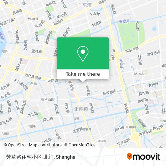 芳草路住宅小区-北门 map