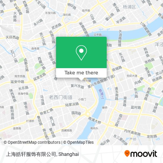 上海皓轩服饰有限公司 map