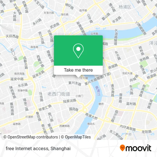 free lnternet access map