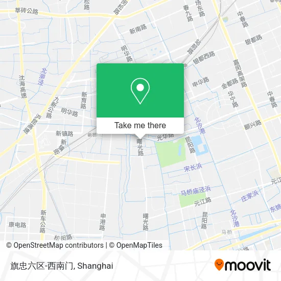 旗忠六区-西南门 map