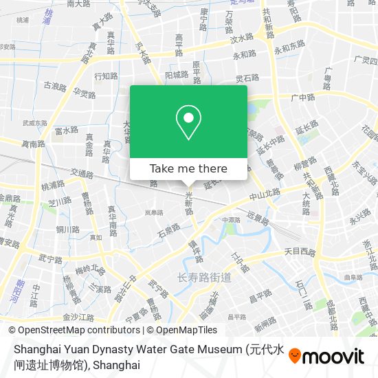 Shanghai Yuan Dynasty Water Gate Museum (元代水闸遗址博物馆) map