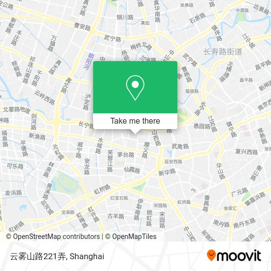 云雾山路221弄 map