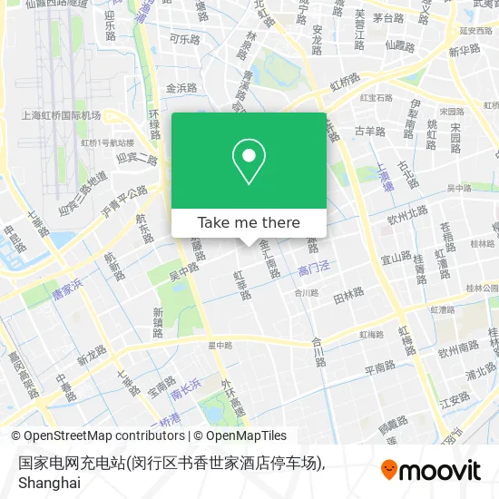 国家电网充电站(闵行区书香世家酒店停车场) map