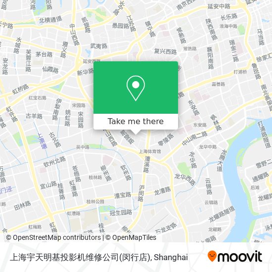 上海宇天明基投影机维修公司(闵行店) map