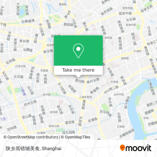 陕乡焉错辅美食 map