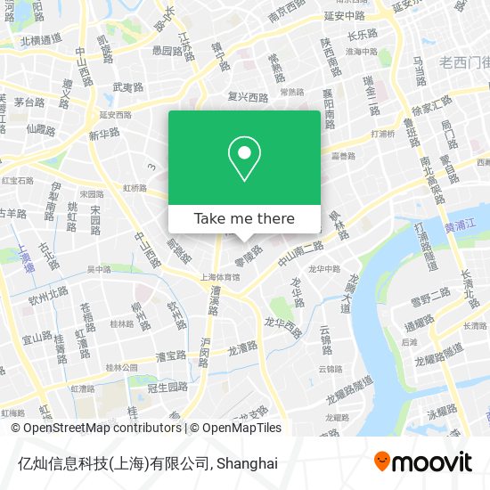 亿灿信息科技(上海)有限公司 map