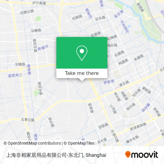 上海非相家居用品有限公司-东北门 map