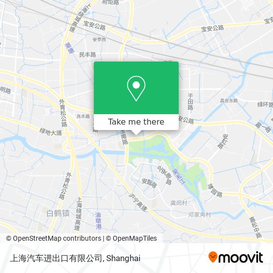 上海汽车进出口有限公司 map