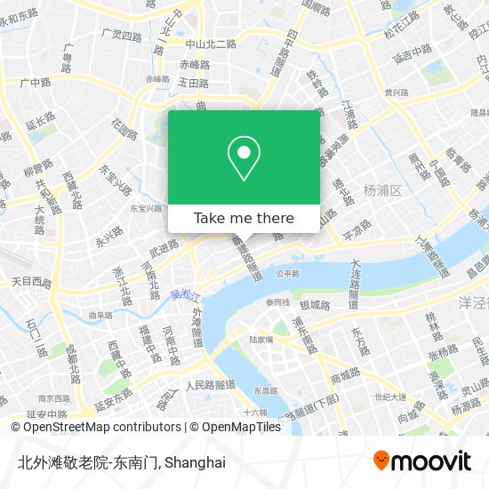 北外滩敬老院-东南门 map