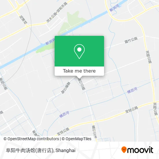 阜阳牛肉汤馆(唐行店) map