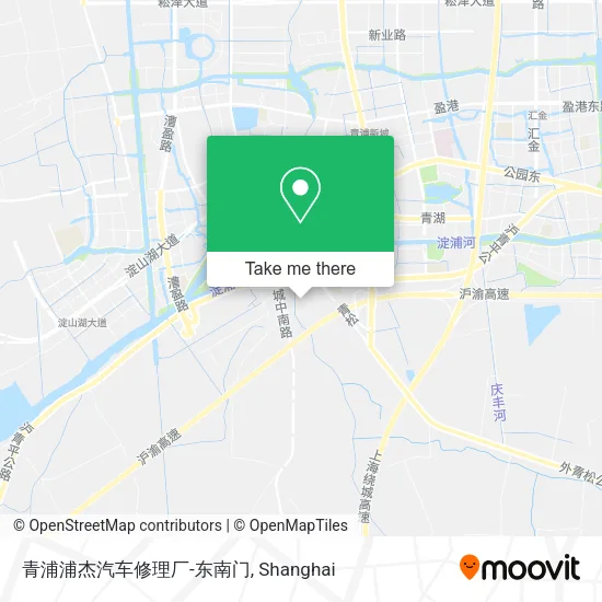 青浦浦杰汽车修理厂-东南门 map