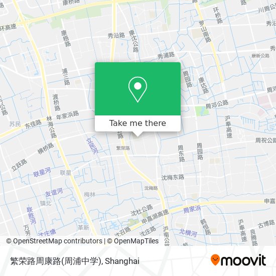 繁荣路周康路(周浦中学) map