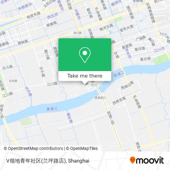 V领地青年社区(兰坪路店) map