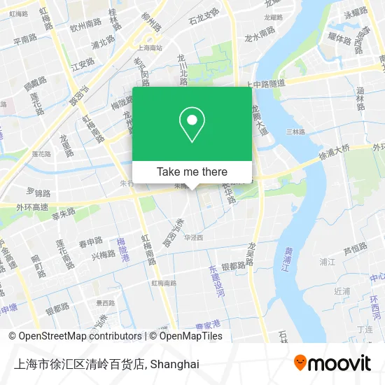 上海市徐汇区清岭百货店 map
