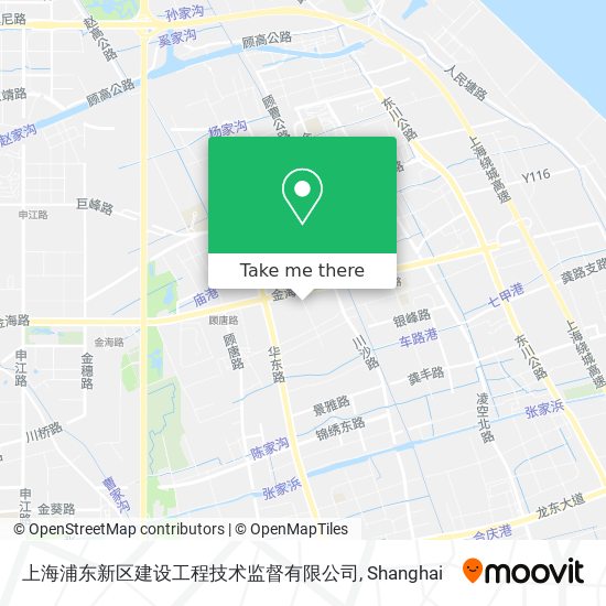 上海浦东新区建设工程技术监督有限公司 map