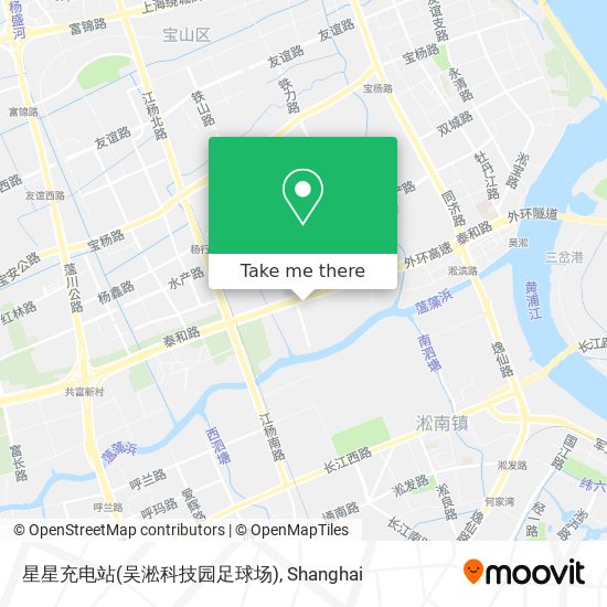星星充电站(吴淞科技园足球场) map