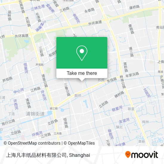 上海凡丰纸品材料有限公司 map