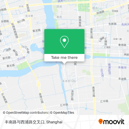 丰南路与西浦路交叉口 map