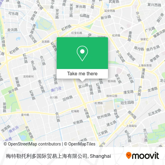 梅特勒托利多国际贸易上海有限公司 map