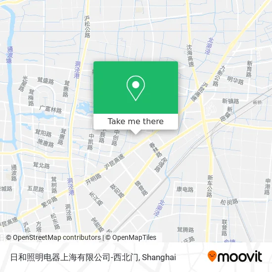 日和照明电器上海有限公司-西北门 map