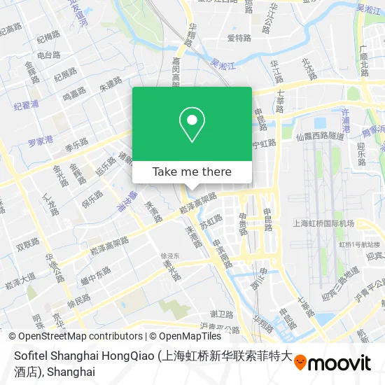 Sofitel Shanghai HongQiao (上海虹桥新华联索菲特大酒店) map