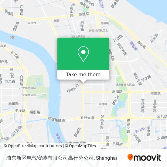 浦东新区电气安装有限公司高行分公司 map