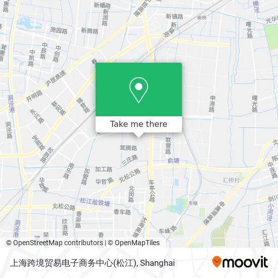 上海跨境贸易电子商务中心(松江) map