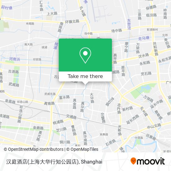 汉庭酒店(上海大华行知公园店) map