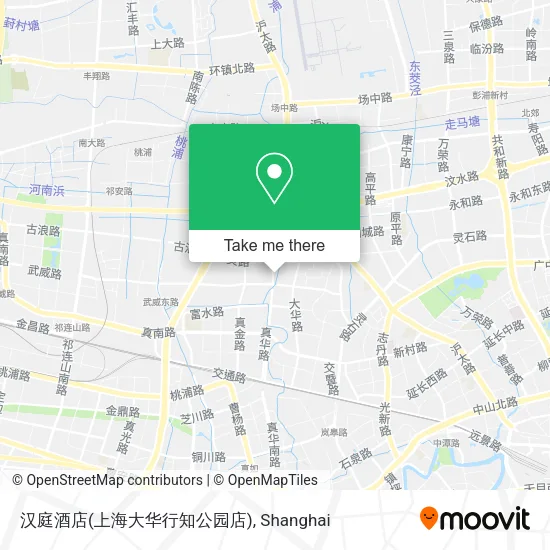 汉庭酒店(上海大华行知公园店) map