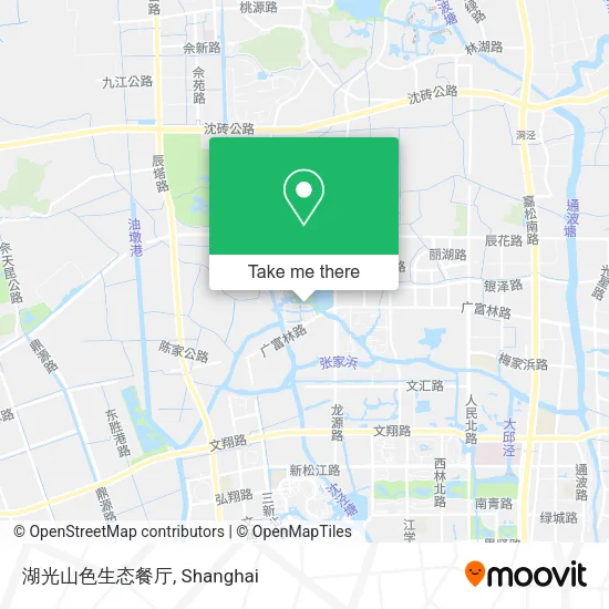 湖光山色生态餐厅 map