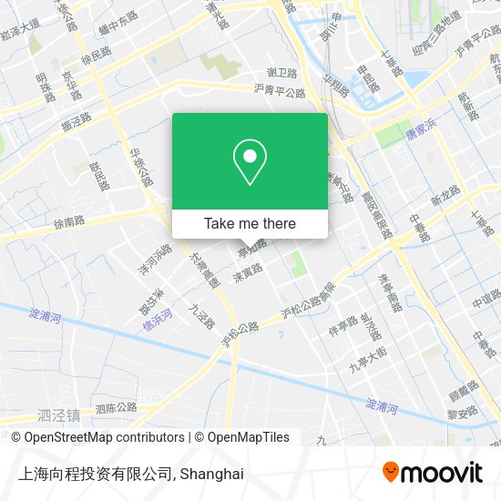 上海向程投资有限公司 map
