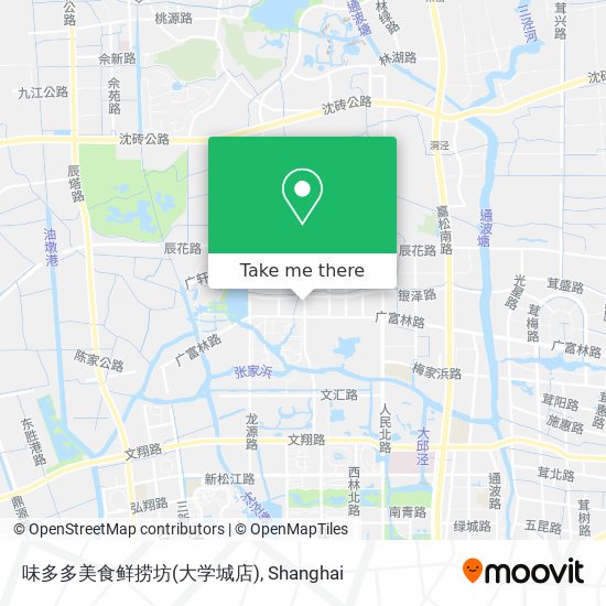 味多多美食鲜捞坊(大学城店) map