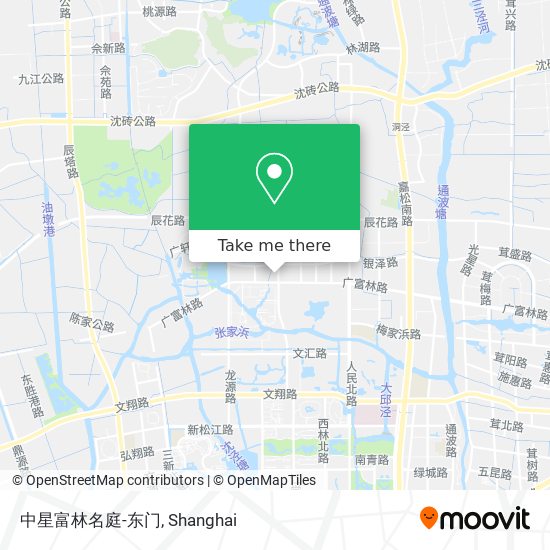 中星富林名庭-东门 map