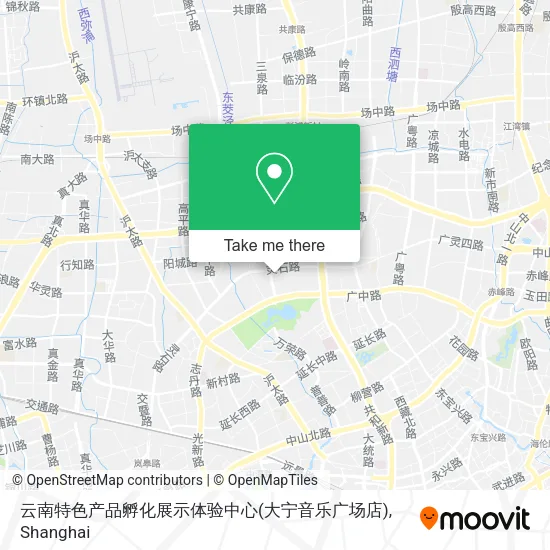 云南特色产品孵化展示体验中心(大宁音乐广场店) map
