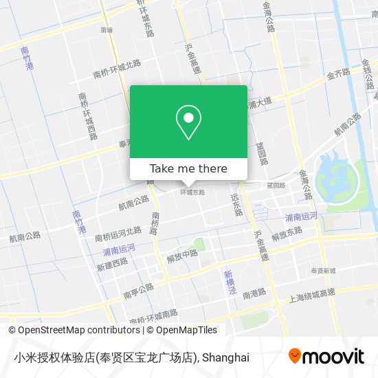 小米授权体验店(奉贤区宝龙广场店) map