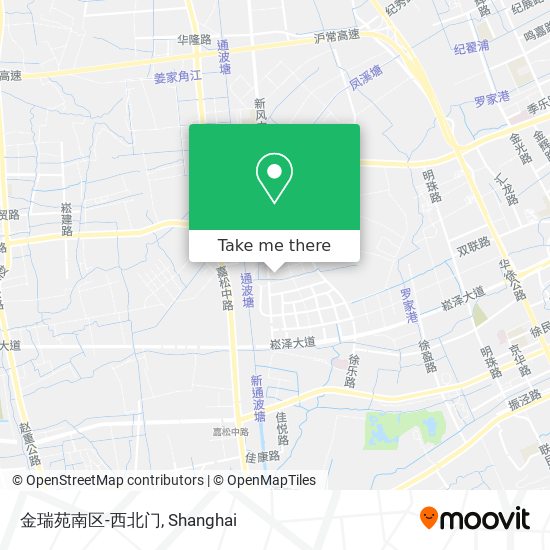 金瑞苑南区-西北门 map