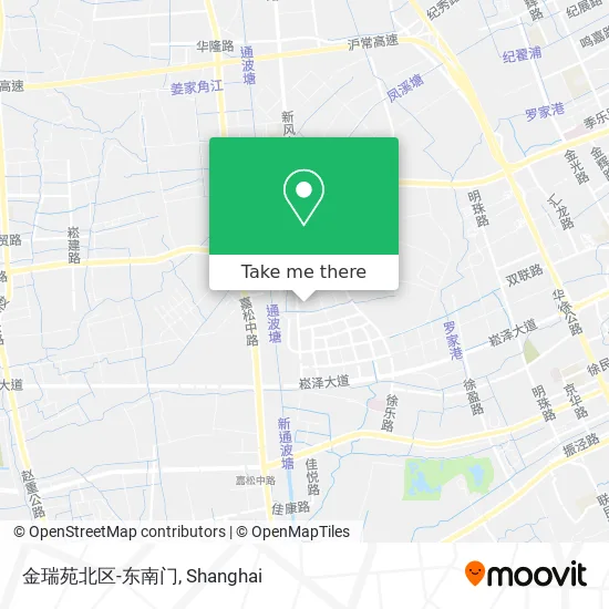 金瑞苑北区-东南门 map