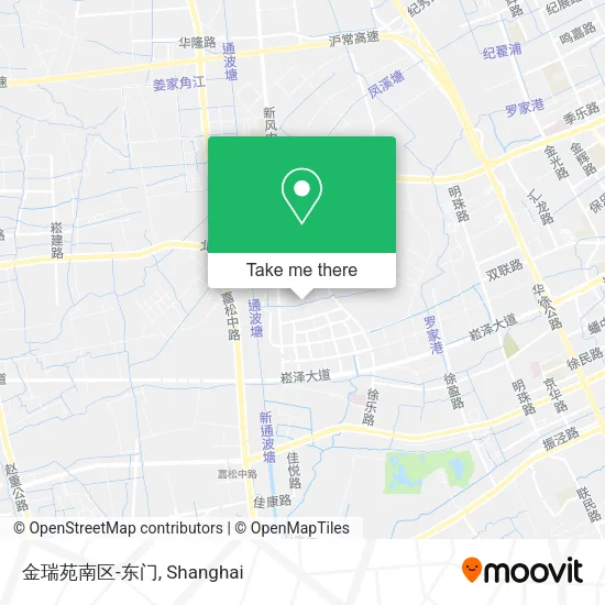 金瑞苑南区-东门 map
