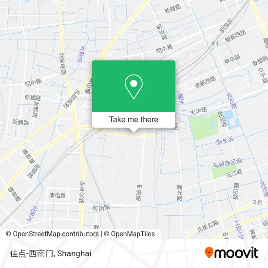 佳点-西南门 map