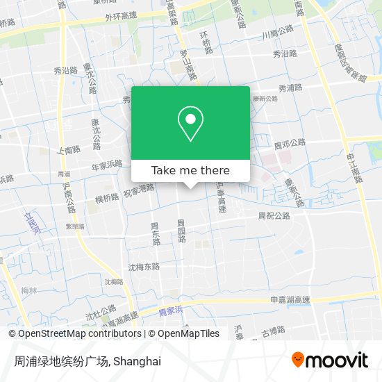 周浦绿地缤纷广场 map