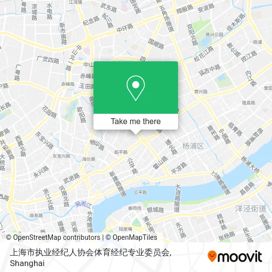 上海市执业经纪人协会体育经纪专业委员会 map