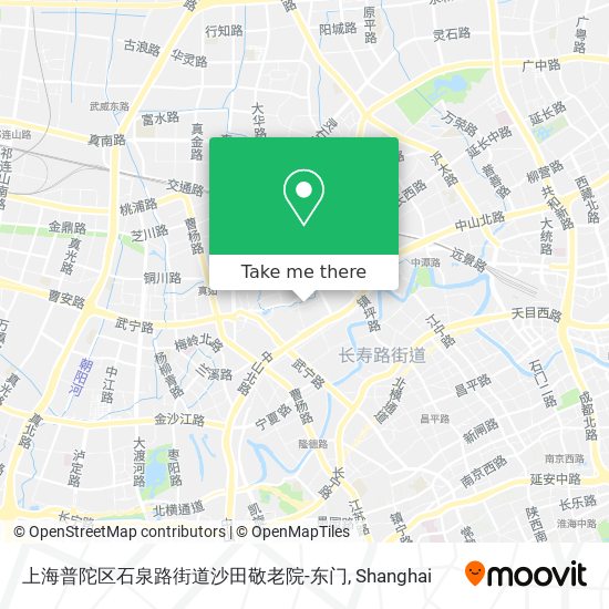 上海普陀区石泉路街道沙田敬老院-东门 map