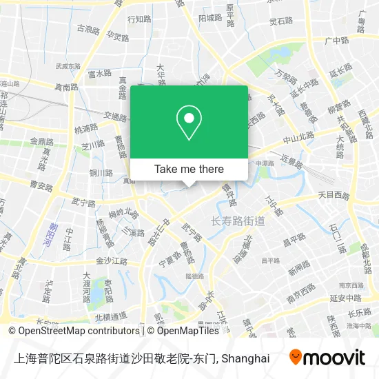 上海普陀区石泉路街道沙田敬老院-东门 map