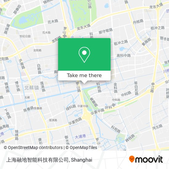 上海融地智能科技有限公司 map