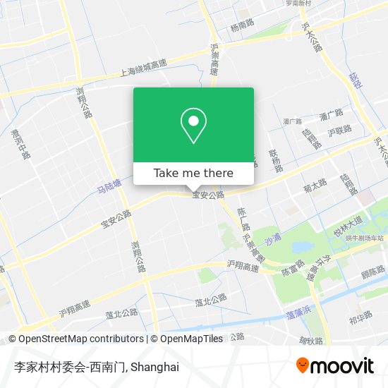 李家村村委会-西南门 map