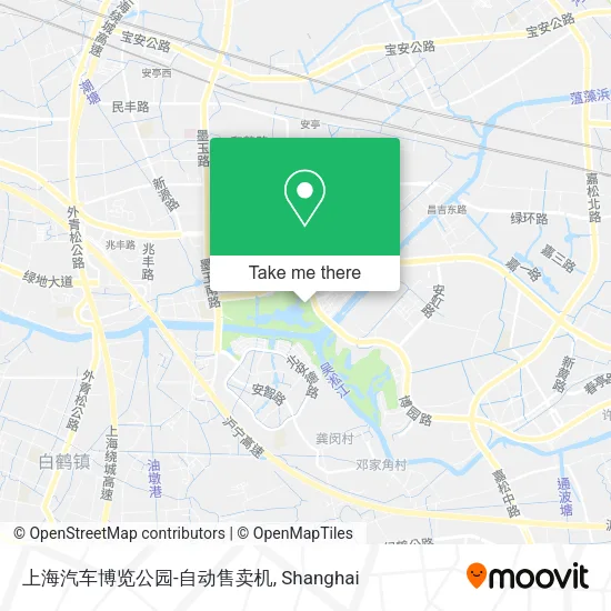 上海汽车博览公园-自动售卖机 map