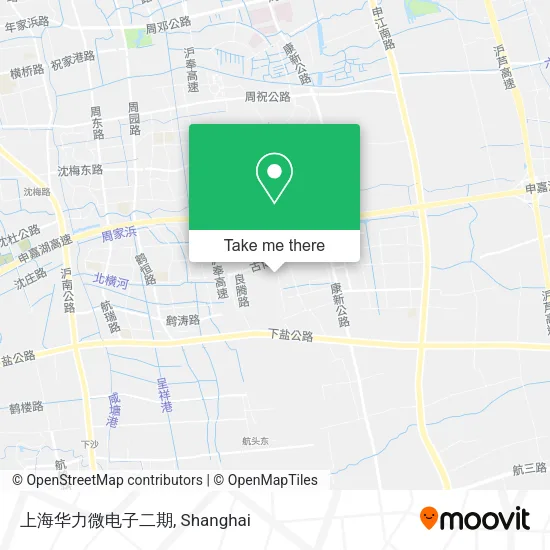 上海华力微电子二期 map