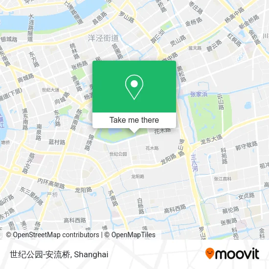 世纪公园-安流桥 map