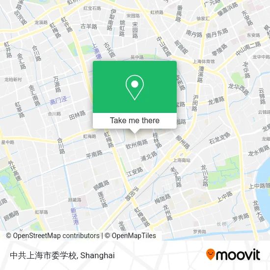 中共上海市委学校 map