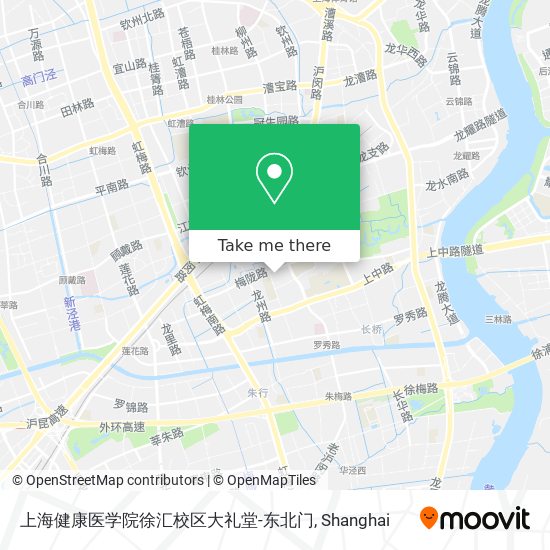 上海健康医学院徐汇校区大礼堂-东北门 map